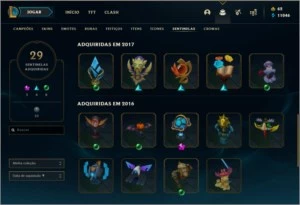 Conta de lol com + de 430 skins - League of Legends