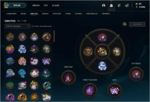 Conta de lol com + de 430 skins - League of Legends