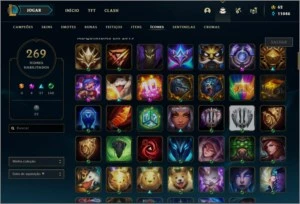 Conta de lol com + de 430 skins - League of Legends