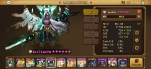 Starter Lúcifer e Tanjiro de Luz - Summoners War