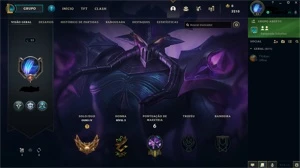 CONTA LOL GOLD 4 76% DE WIN RATE COM DJ SONA + SKINS - League of Legends