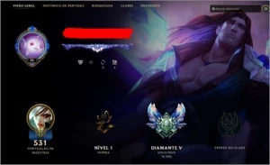 Conta League of Legends D5 LOL