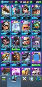 CONTA CLASH ROYALE NÍVEL 10 | 15 LENDÁRIAS
