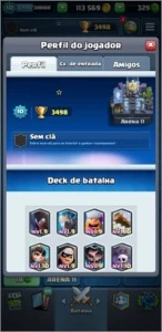 CONTA CLASH ROYALE NÍVEL 10 | 15 LENDÁRIAS