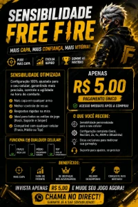 🔥 Sensi Free Fire 100% Hs + Config Pro Player 🎯 - Outros