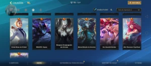 Conta main sup e mid gm, já foi monarca. - League of Legends LOL