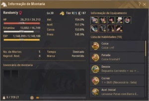 Conta Black Desert Online Guardian/Bruxa