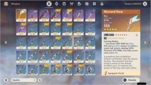 CONTA GENSHIN AR23 XIAO + ARMA 5 - Genshin Impact