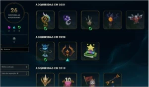 CONTA LOL GOLD II 83 SKINS 81 CAMPEÕES - League of Legends
