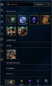 CONTA LOL GOLD II 83 SKINS 81 CAMPEÕES - League of Legends