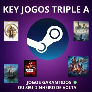 Steam Keys Aleatórias | Steam Key De Jogos R$70,00 - Outros