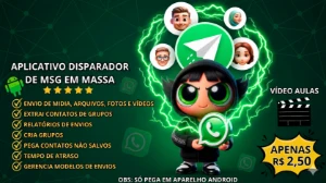 Aplicativo Disparo Em Massa De Mensagens 2026 - Outros