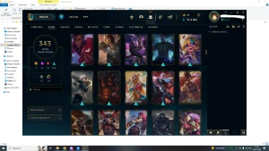 Conta De Lol Com 343 Skins-League Of Legends