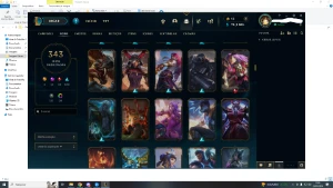 Conta De Lol Com 343 Skins-League Of Legends