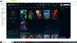 Conta De Lol Com 343 Skins-League Of Legends