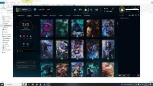 Conta De Lol Com 343 Skins-League Of Legends