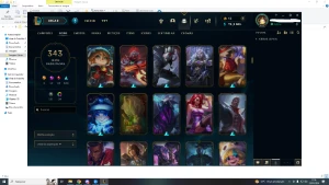 Conta De Lol Com 343 Skins-League Of Legends