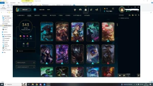 Conta De Lol Com 343 Skins-League Of Legends