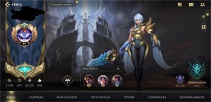 WILD RIFT CONTA BRASIL. NVL 40, DESDE O LANÇAMENTO. SKINS E+ - League of Legends: Wild Rift LOL WR