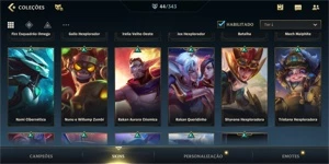 WILD RIFT CONTA BRASIL. NVL 40, DESDE O LANÇAMENTO. SKINS E+ - League of Legends: Wild Rift LOL WR