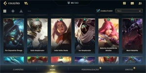 WILD RIFT CONTA BRASIL. NVL 40, DESDE O LANÇAMENTO. SKINS E+ - League of Legends: Wild Rift LOL WR