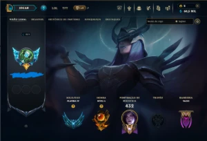 Conta League of legends Skins raras Pax Sivir, Kayle Juiza LOL