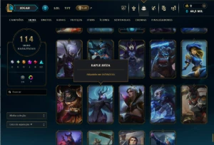 Conta League of legends Skins raras Pax Sivir, Kayle Juiza LOL