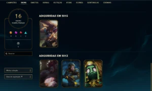 Conta League Of Legends, Icones Raros 2012 E 2013 LOL