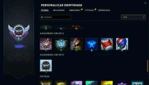 Conta League Of Legends, Icones Raros 2012 E 2013 LOL