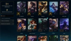 conta smurf diamante 4 - League of Legends LOL