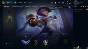 conta smurf diamante 4 - League of Legends LOL