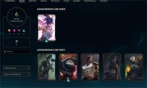 conta smurf diamante 4 - League of Legends LOL