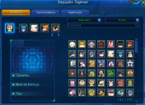 Conta LA-Omega com Bloom Boa e Barata - Digimon Masters Online DMO