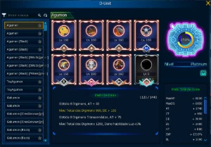 Conta LA-Omega com Bloom Boa e Barata - Digimon Masters Online DMO