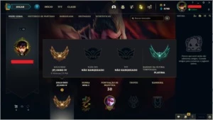 CONTA LOL EX - PLATINA 3 - 26 CHAMP - 3 SKINS - League of Legends