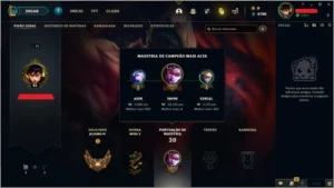 CONTA LOL EX - PLATINA 3 - 26 CHAMP - 3 SKINS - League of Legends
