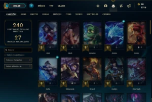 Conta unranked , 65 campeões , 21 skins. - League of Legends LOL
