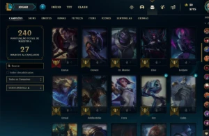 Conta unranked , 65 campeões , 21 skins. - League of Legends LOL