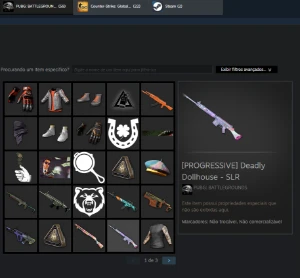 Conta Pubg 2 Skins Progressiva E 1 Batllestat, Prime Csgo...
