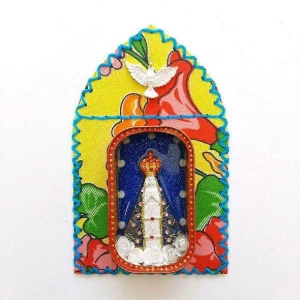 Capelinha de Lata "Nossa Senhora Aparecida" - Artesanato e Personalizados