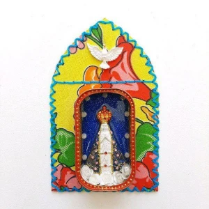 Capelinha de Lata "Nossa Senhora Aparecida" - Artesanato e Personalizados