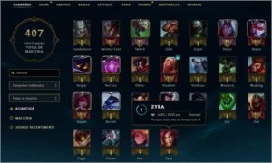 Conta Platina 5 gold na s6 platina na s7 e platina 5 s8 - League of Legends LOL