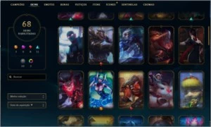 Conta Platina 5 gold na s6 platina na s7 e platina 5 s8 - League of Legends LOL
