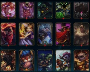 CONTA COLECIONADOR LEAGUE OF LEGENDS LOL