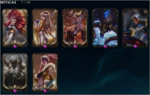 CONTA COLECIONADOR LEAGUE OF LEGENDS LOL