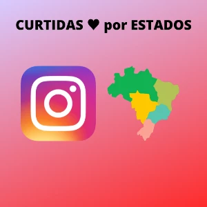 100 curtidas por estados BR no Instagram - Social Media