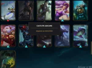 Conta LOL Nível 195 Platina 4 , 49 skins - League of Legends
