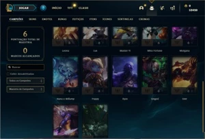 Conta ouro 4 com 22 Champs e 1 Skins + 3 Fragmentos - League of Legends LOL