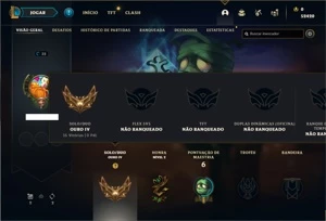 Conta ouro 4 com 22 Champs e 1 Skins + 3 Fragmentos - League of Legends LOL