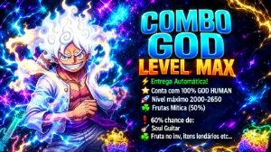 👑Contas Blox Fruits - Godhuman + Level Max / Cdk / - Roblox